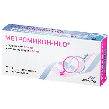 Метромикон-Нео суппозитории вагинальные 14 шт.