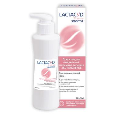 Лактацид Фарма Сенситив средство для интимной гигиены д/чувствительной кожи фл.250мл