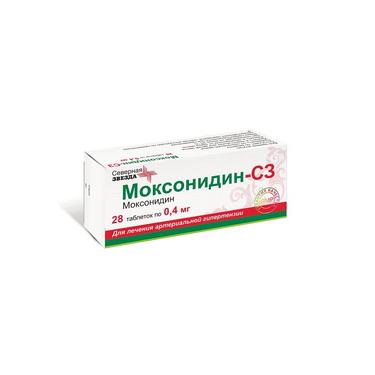 Моксонидин-СЗ таблетки 0,4мг 28 шт.