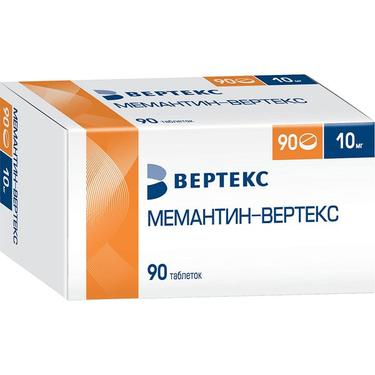 Мемантин-Вертекс таблетки 10мг 90 шт.