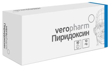 Пиридоксина гидрохлорид тб 10мг N50