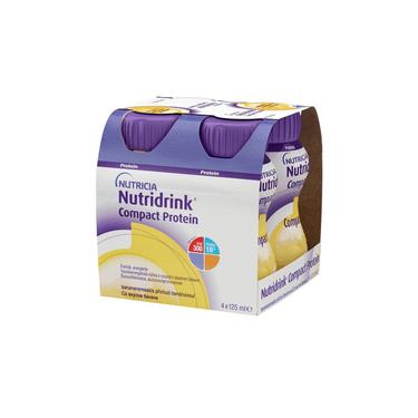 Нутридринк Компакт Протеин смесь жидкая для энтерального питания Банан 125мл 4 шт.