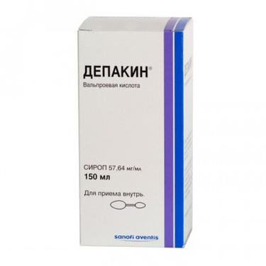 Депакин сироп 57,64 мг/мл фл 150мл N1 с доз.шприцем