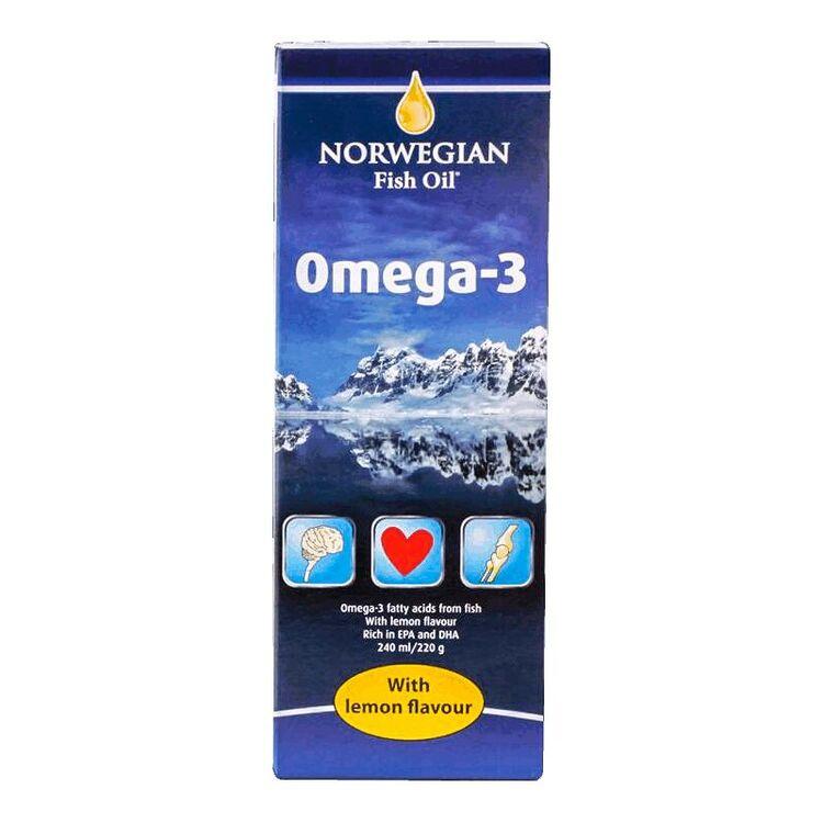 NFO Омега-3 Рыбий жир жидкость для приема внутрь лимон 240 мл
