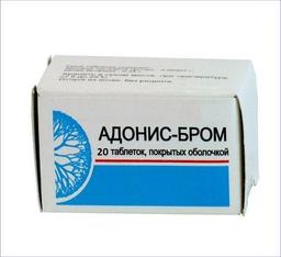 Адонис-бром таблетки 20 шт блистер
