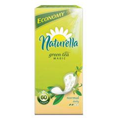 Прокладки Naturella Camomile Нормал ежедневные Зеленый чай 60 шт