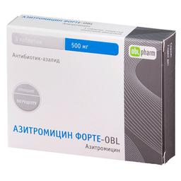 Азитромицин Форте-OBL таблетки 500 мг 3 шт