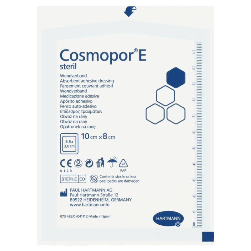 Повязка Cosmopor E на рану самоклеящаяся стерильная 8 х 10см 1 шт