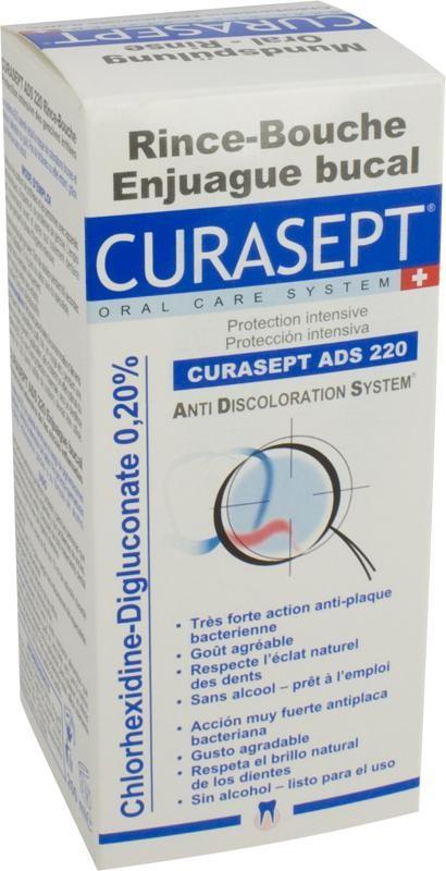 Curaprox Ополаскиватель Курасепт ADS 220 с хлоргексидином 0,20% 200 мл