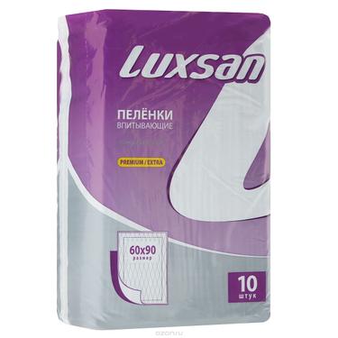 Люксан Премиум Экстра пеленка впитывающая 60 х 90см 10шт.