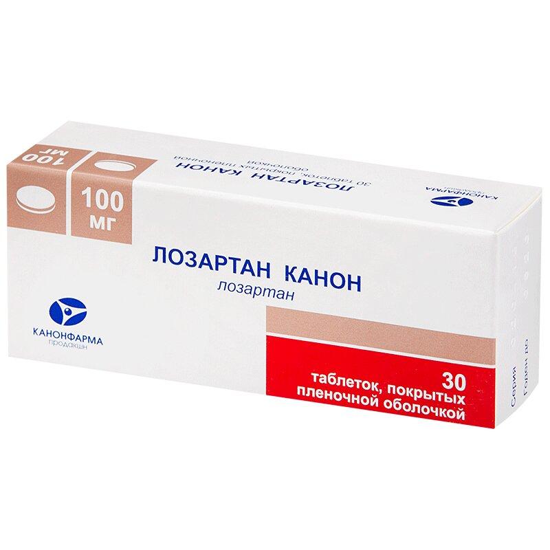 Лозартан Канон таблетки 100 мг 30 шт