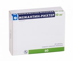 Мемантин-Рихтер таблетки 10мг 60 шт