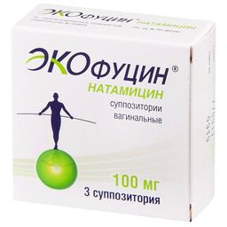 Экофуцин суппоз.вагин.100 мг 3 шт