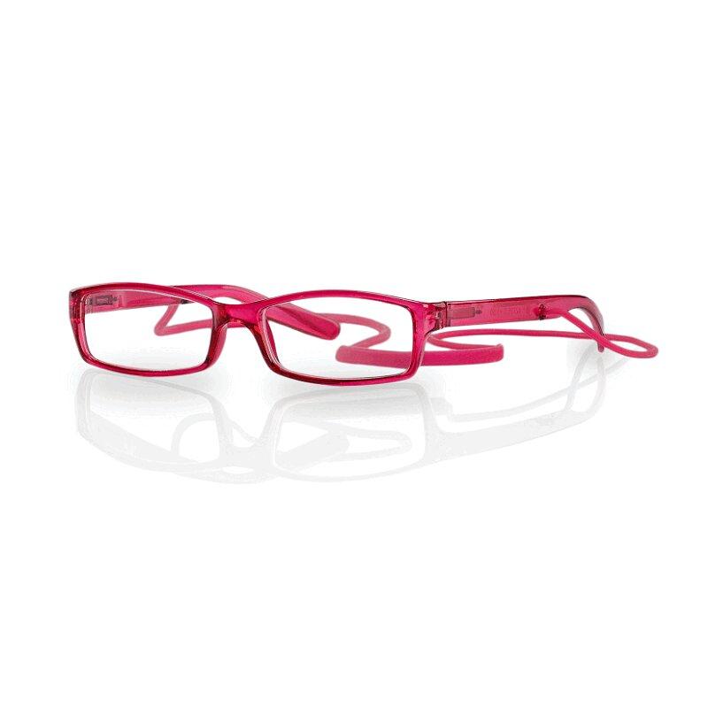 Очки корригирующие Kemner Optics глянцевые пластик со шнуром для чтения +2,0 розовые