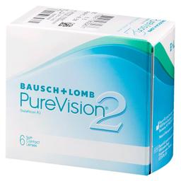 Линза контактная Pure Vision 2 BC=8,6 -1,75 6 шт