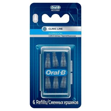 Головки сменные для зубных щеток Oral-B конические ершики уп N6