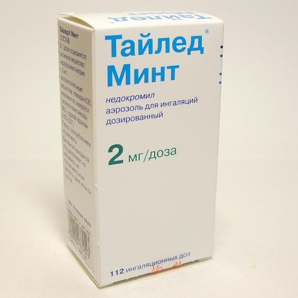Тайлед Минт аэроз дозир 2 мг/доза 112дз бал N1