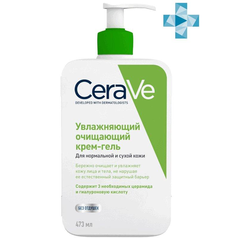 CeraVe Крем-гель очищающий фл.473 мл с помпой