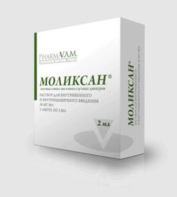 Моликсан раствор 30 мг/ мл амп.2 мл 5 шт