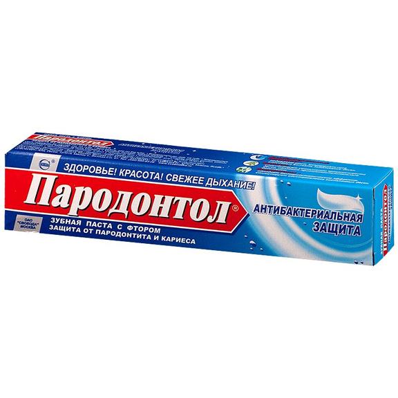 Зубная паста "Пародонтол" антибактериальный туб. 63 гр.