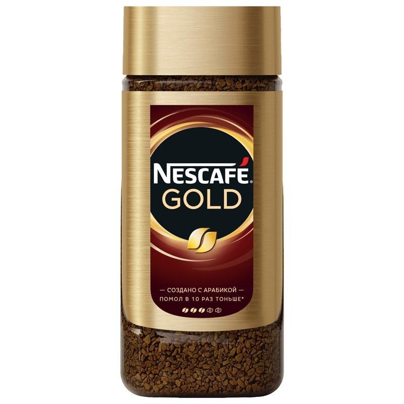 Nestle Нескафе Голд Кофе натуральный растворимый 95 г