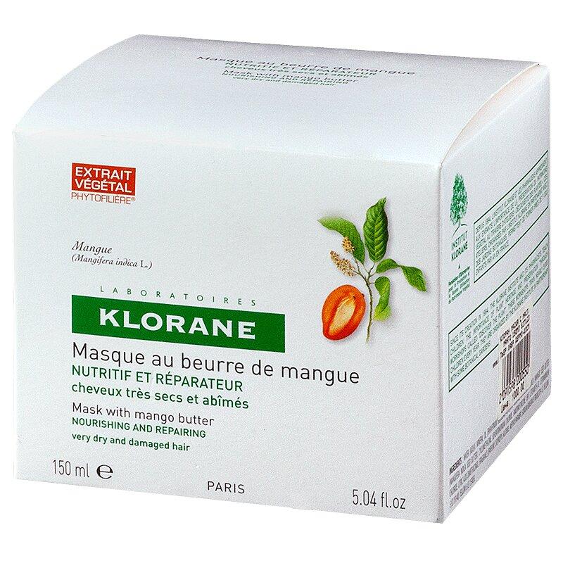 Клоран Маска для сухих и поврежденных волос масло манго 150 мл