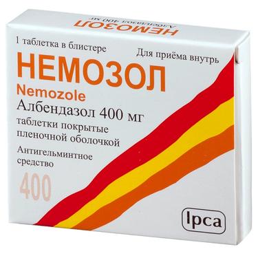 Немозол таблетки 400 мг 1 шт