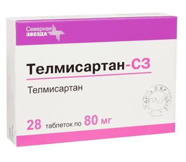 Телмисартан-СЗ таблетки 80мг 28 шт.