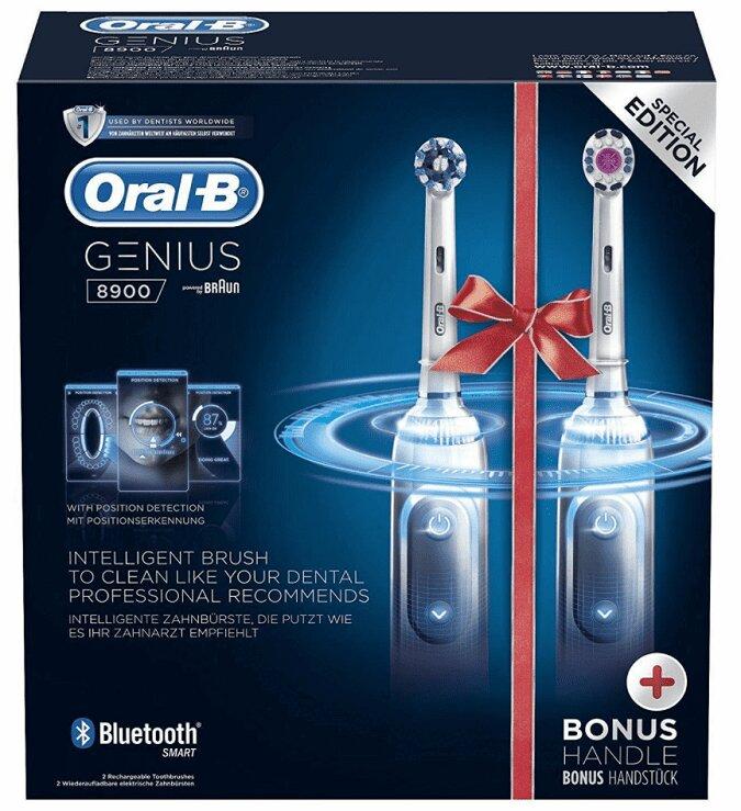 Oral-B Джениус 8900 Набор Щетка зубная электрическая 2 шт