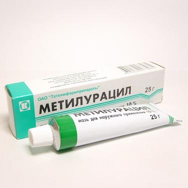 Метилурацил мазь 10% туба 25г 1 шт.