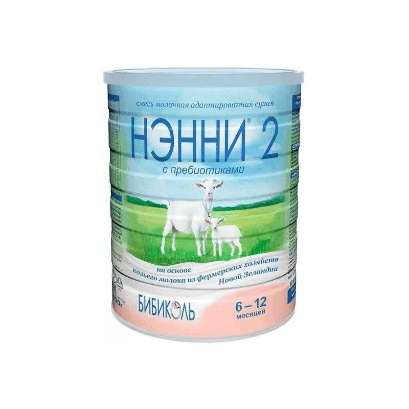 Нэнни 2 смесь сух.мол. на козьем молоке с пребиотиками с 6мес. 800 г