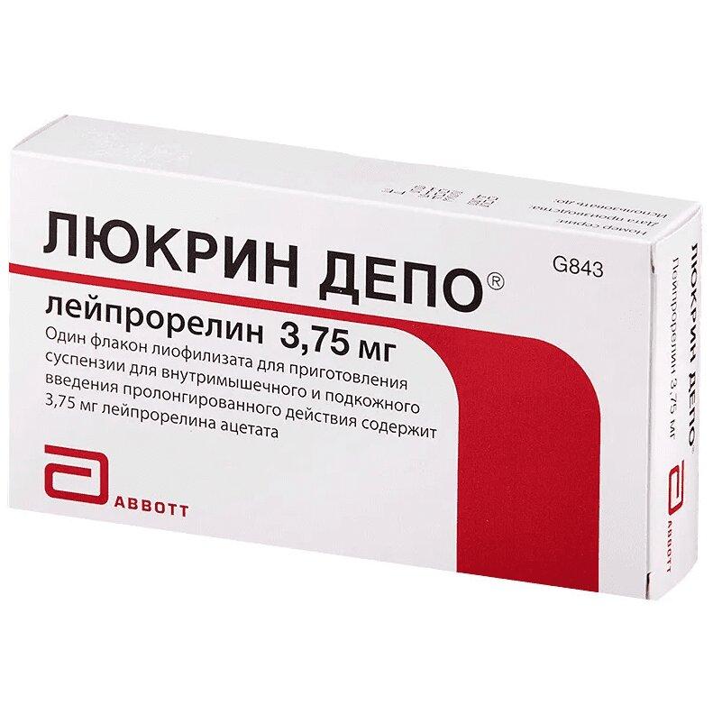 Lucrin depot лиофилизат 3,75 мг фл.1 шт