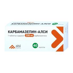 Карбамазепин-АЛСИ таблетки 200 мг 40 шт