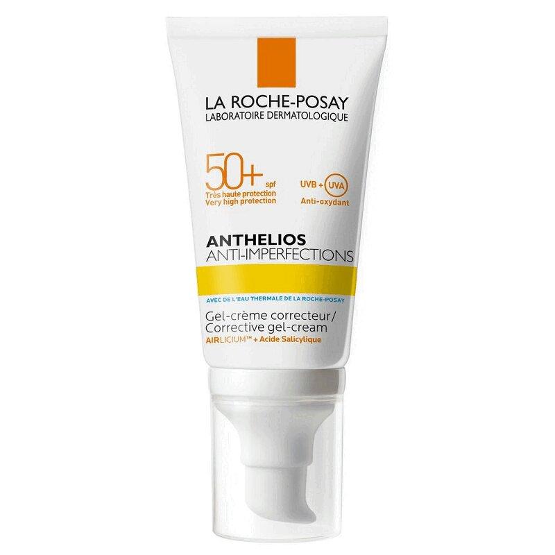 La Roche-Posay Антгелиос Гель-крем для жирной проблемной и склонной к акне кожи лица SPF50+ 50 мл