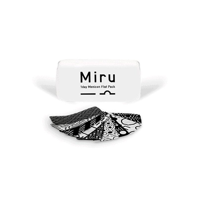 Линза контактная Miru 1 day Menicon Flat Pack -1,50 30 шт