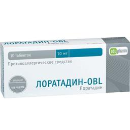 Лоратадин-OBL таблетки 10 мг 10 шт