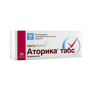 Аторика табс таблетки 90 мг 28 шт