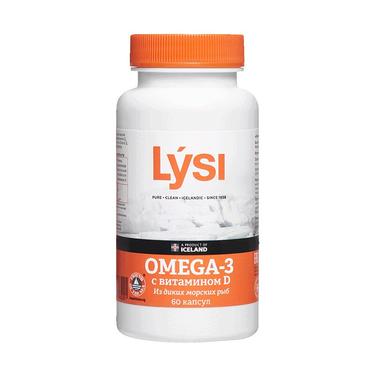 Лиси Омега-3 с витамином Д капсулы 500мг 60 шт.