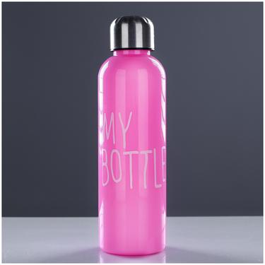Май ботл Бутылка для воды 500мл пластик розовая