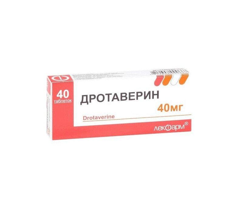 Дротаверин-Тева таблетки 40 мг 40 шт