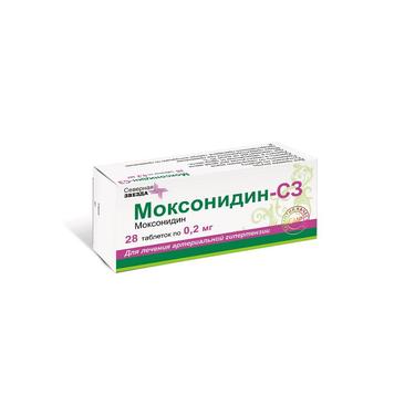 Моксонидин-СЗ таблетки 0,2мг 28 шт.