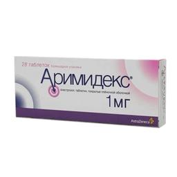 Аримидекс таблетки 1 мг 28 шт