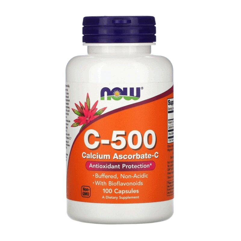Нау Фудс (Now Foods) Витамин С-500 капсулы 100 шт.