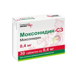 Моксонидин-СЗ таблетки 400 мкг 30 шт