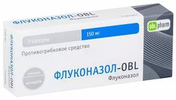 Флуконазол-OBL капсулы 150 мг 2 шт