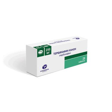 Тербинафин Канон таблетки 250 мг 28 шт