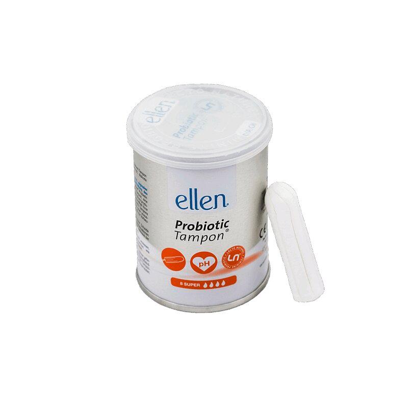 Ellen Супер Тампон с пробиотиками 8 шт