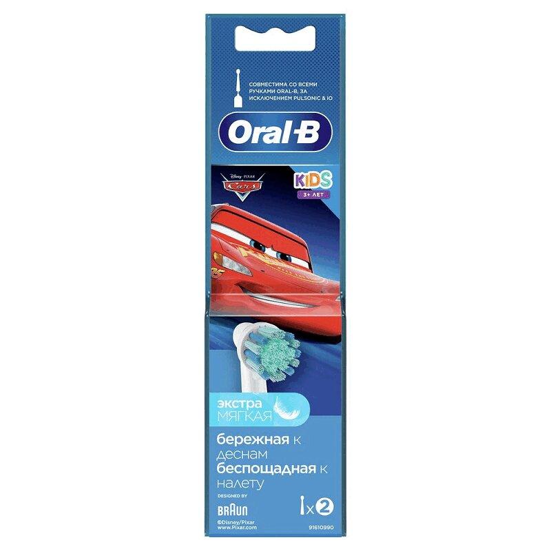Oral-B Кидс Насадка д/эл.зубной щетки 2 шт Тачки