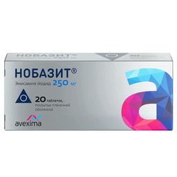 Нобазит таблетки 250 мг 20 шт