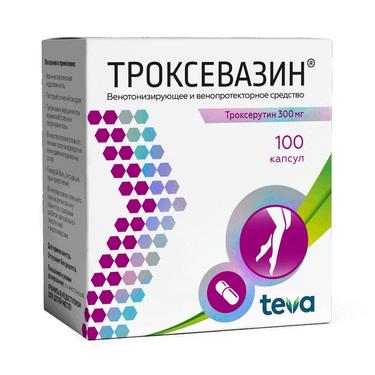 Троксевазин капсулы 300 мг 100 шт